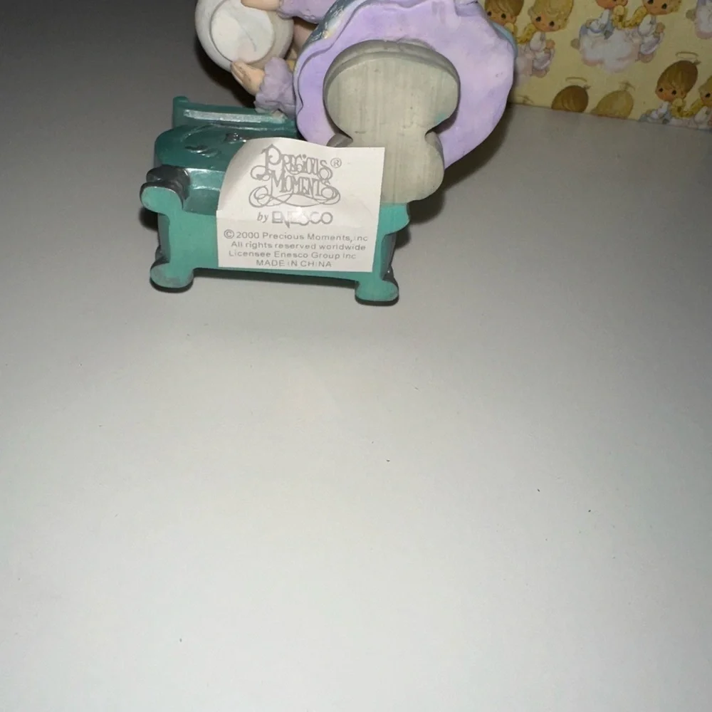 Precious Moments Blue‎ and Yellow Figurine